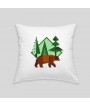 Brown bear cushion